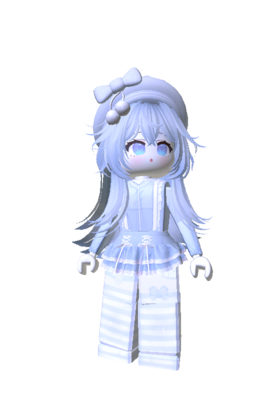 cute blue girl kawaii - Roblox