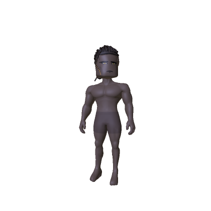 Looksmaxxed Dreads Mogger Recolorable 2D Clothing