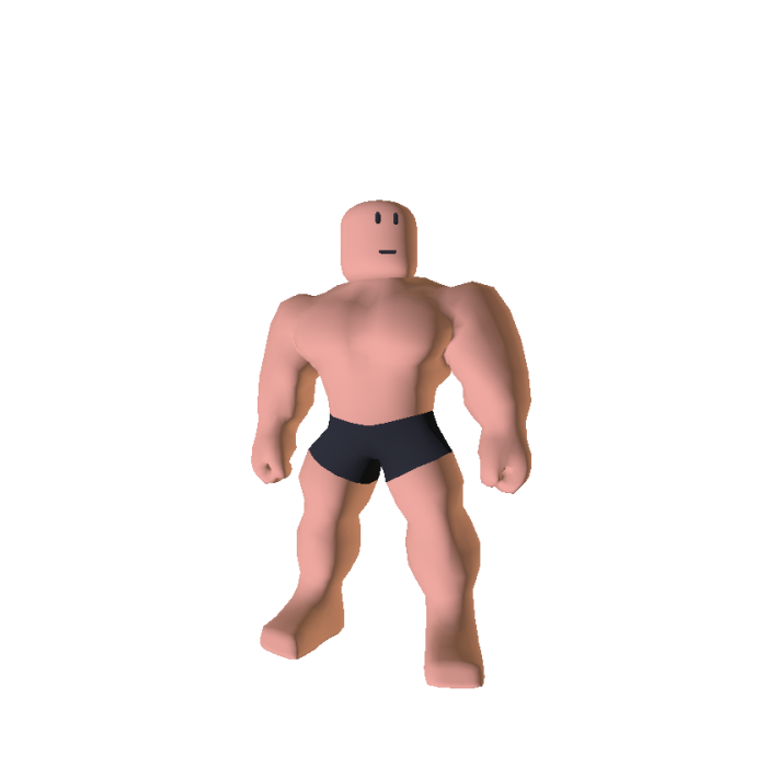 Muscle Body (Recolorable)