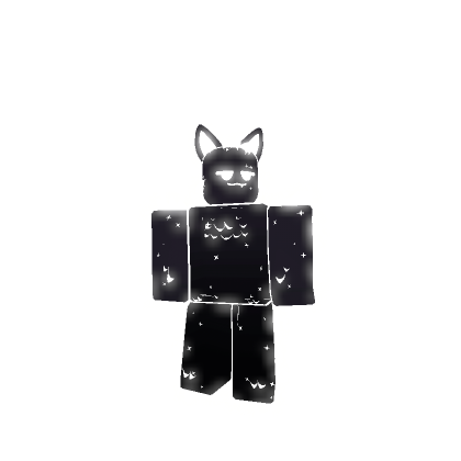 Glowing Fluffy Space Cat