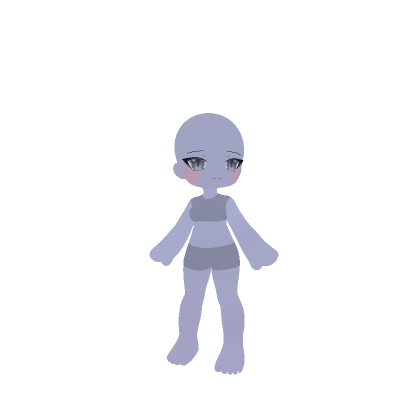 ✨ 2D BLUSHY SWEET CUTE FASHION DOLL WOMAN DOLLY ✨