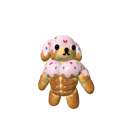 Buff Puppy Donut