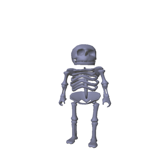 Recolorable Skeleton