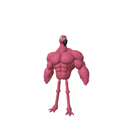 Flamingo Aura farmer Mog Gym Bro