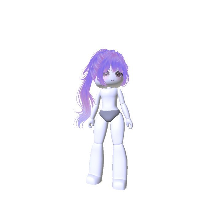 Angry Doll High Ponytail Girl