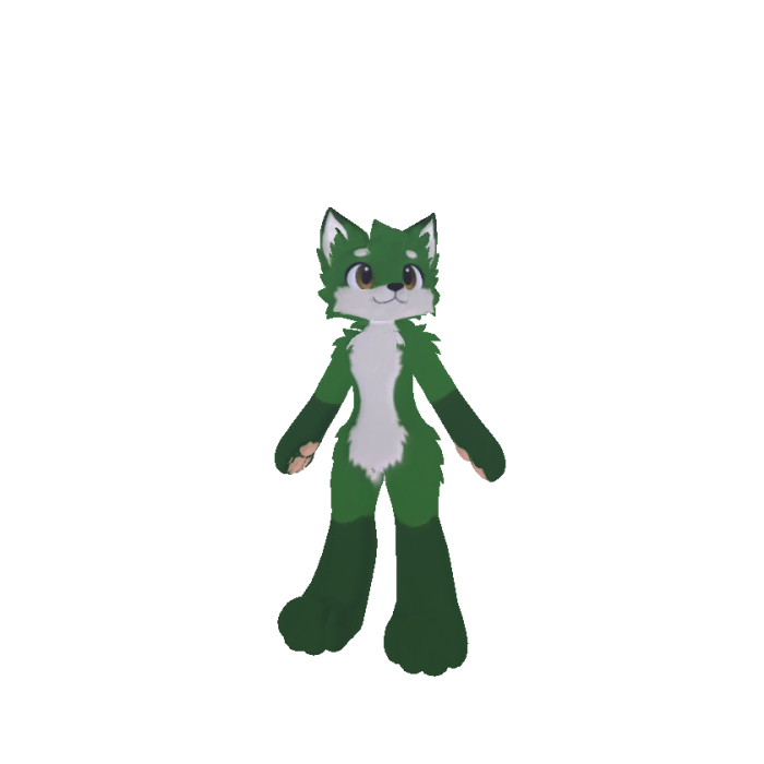 Green Furry Fox