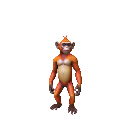 李 Cartoon Orange Monkey 李 Funny Meme Animal