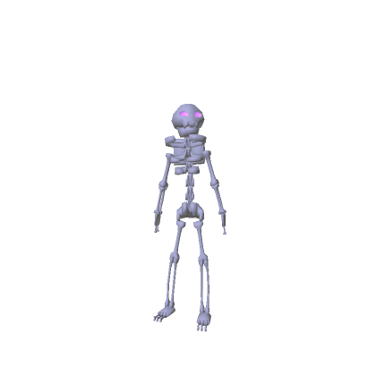 Recolorable Skelly With Orange Eyes thumbnail