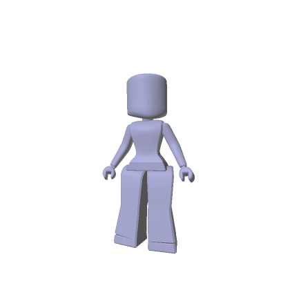 Popular Blocky Woman Doll