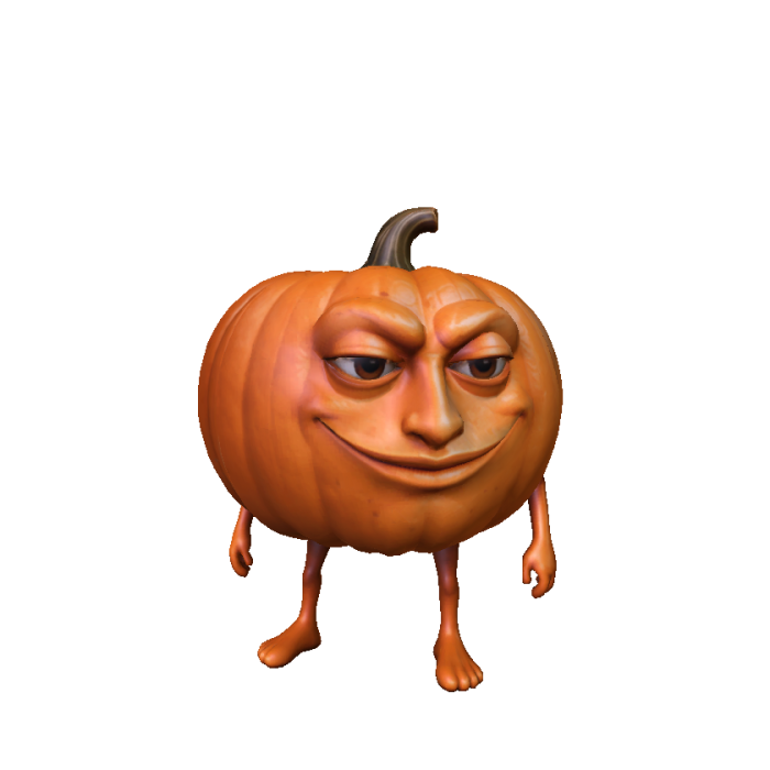 Funny Smiling Pumpkin