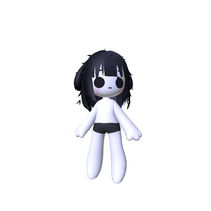 Mini Cute Doll Messy Hair