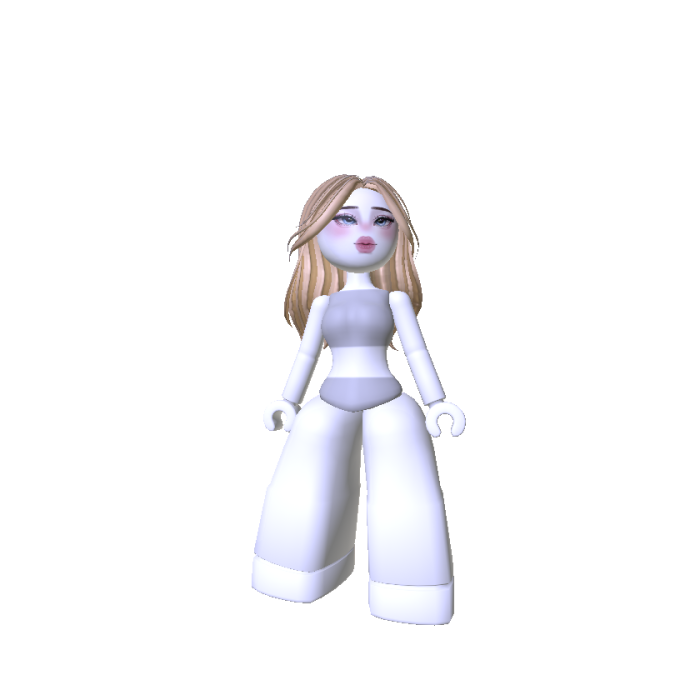 Woman Blocky Doll (Recolorable)