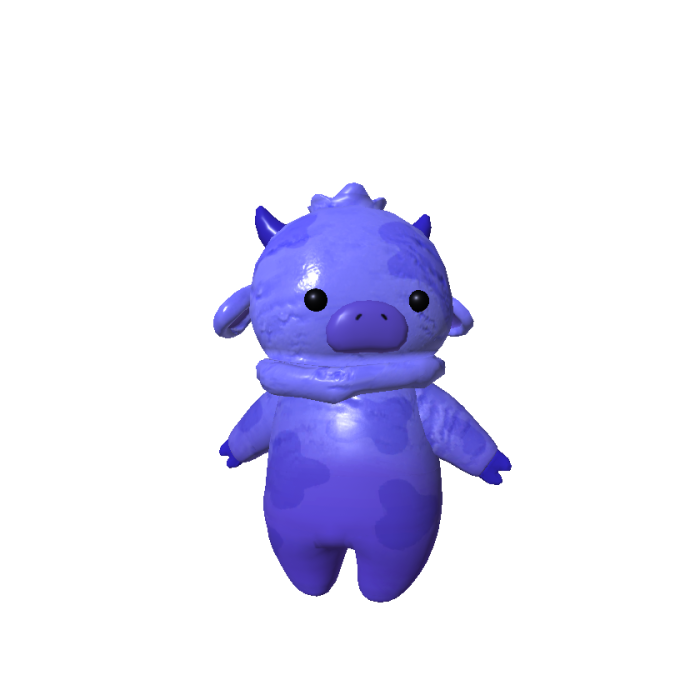 Blueberry Ice Cream Cow