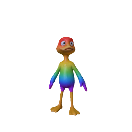 Rainbow Duck