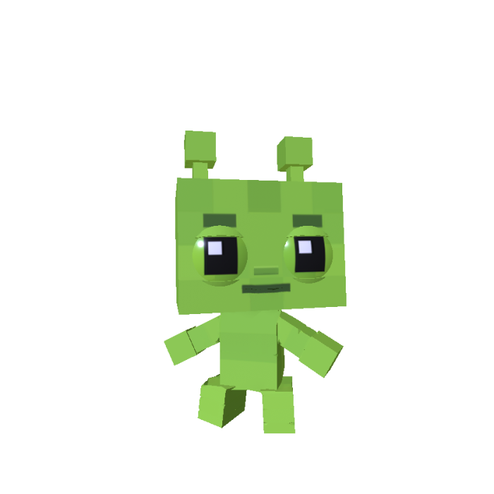 Pixel Alien 8 Bit Retro