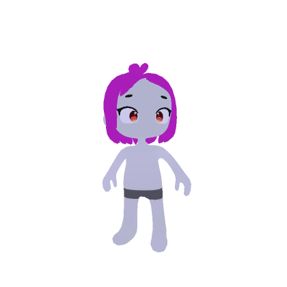 Cute Mini 2D Doll (RECOLORABLE)