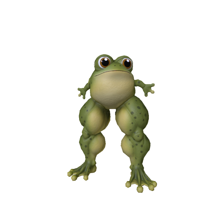 Buff Frog Leg Day Muscle_v1k