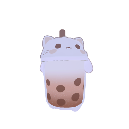Mini Kawaii Boba Cat
