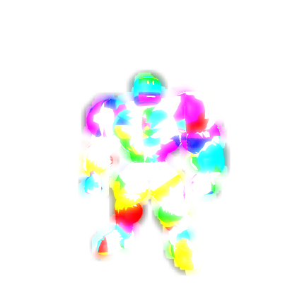 🌈💪 RECOLORABLE NEON GLOW MUSCLE BODY 💪🌈