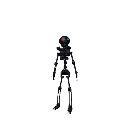 Black Skelly with Red Eyes