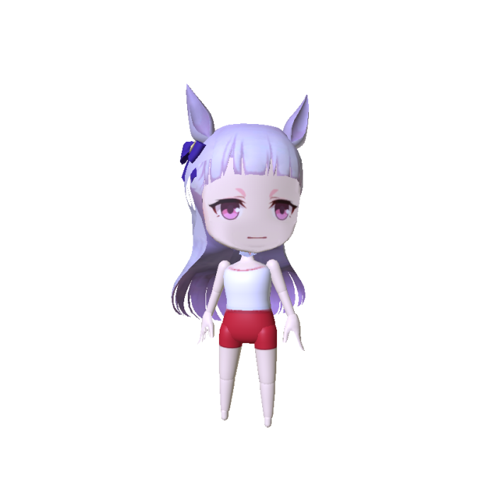 Uma Gold Ship Chibi
