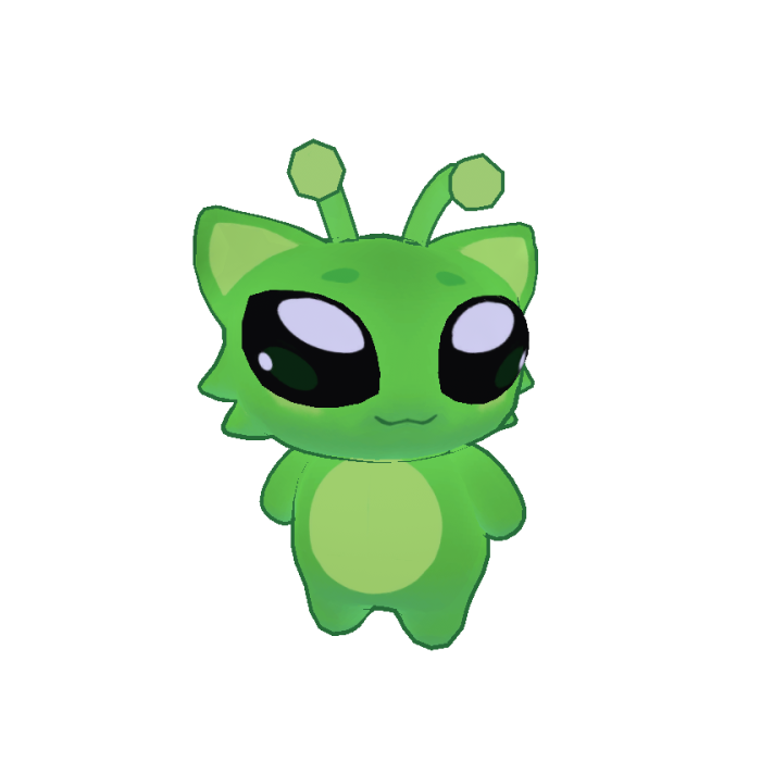 Alien Glorp Cat (Green)