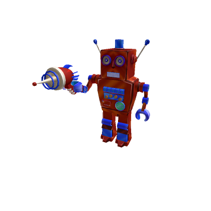 Red Retro Robot