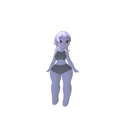 ✨ 2D BLUSHY SWEET CUTE FASHION DOLL WOMAN DOLLY ✨