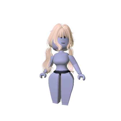 Blonde Slim Woman Doll