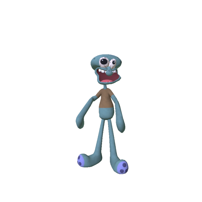 Crazy Squidward