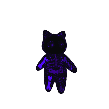 Cosmic Skeleton Cat [ANIMATED]