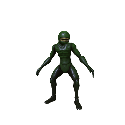 Faceless Devourer Monster | Green