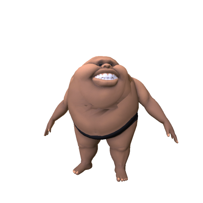 Chubby Cheeky Man