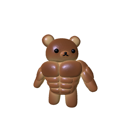 Buff Bread Kawaii Teddy Bear