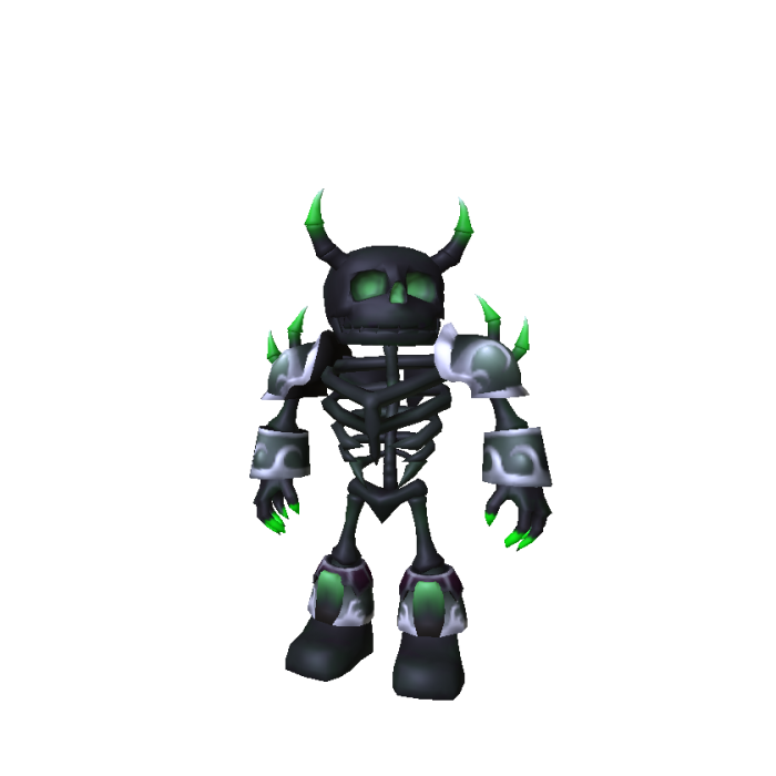 Korblox Skeleton Green