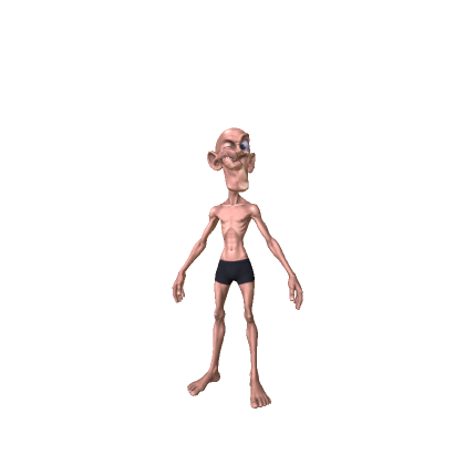 Scary Skinny Guy