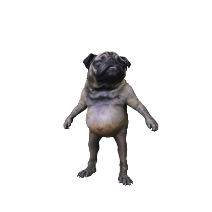 Ugly Pug - Realistic