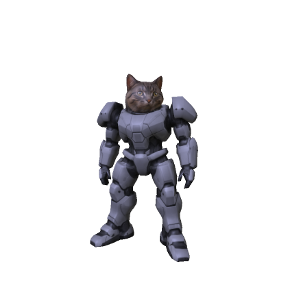 Robot Cat (colorable) thumbnail