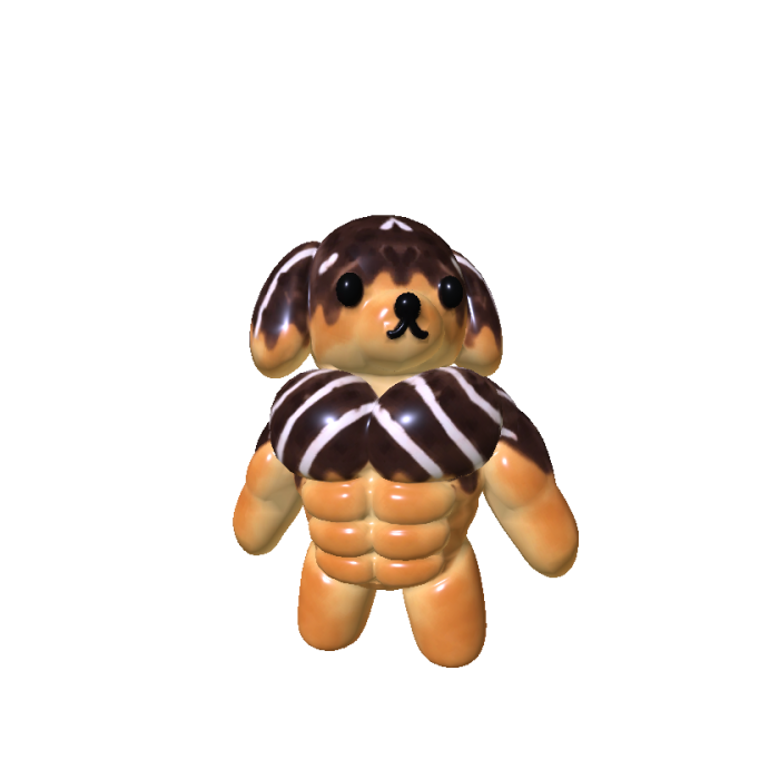 Buff Puppy Donut