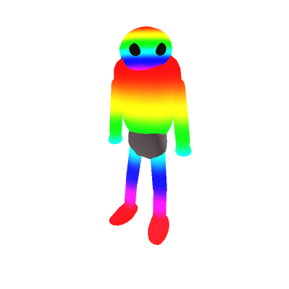 Baby Rainbow Glowing Goober!