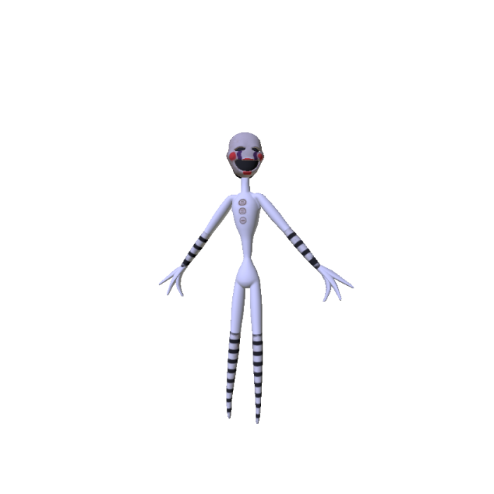 White Halloween Marionette (RECOLORABLE)
