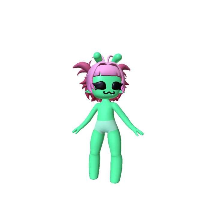 Punk Alien Doll (RECOLORABLE)