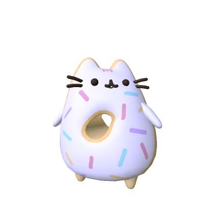 Mini Kawaii Donut Cat
