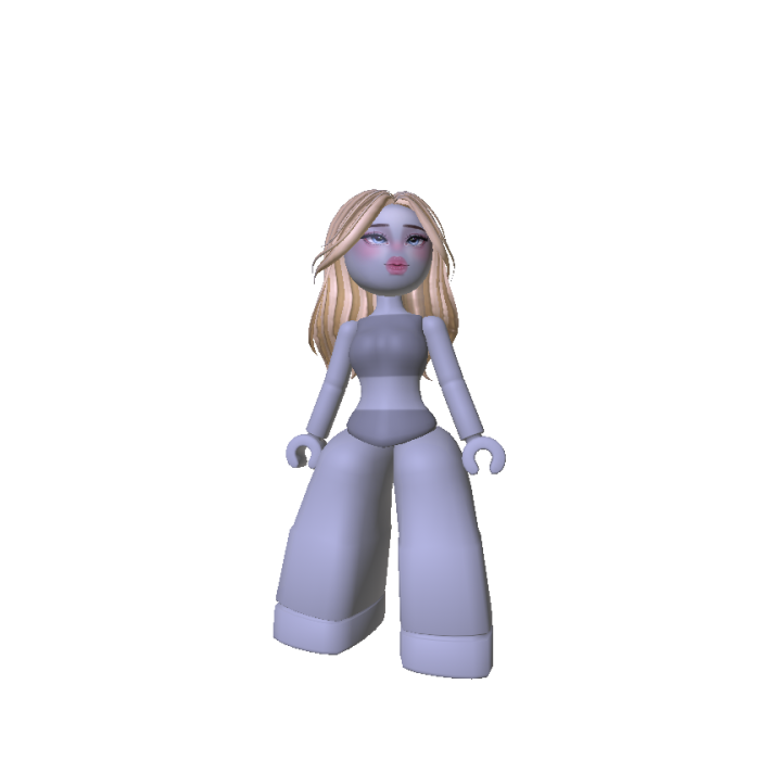 Woman Blocky Doll