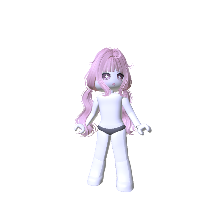 Low Pigtails Woman Body