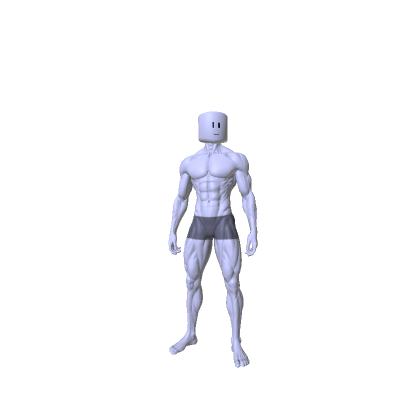 Muscular Man Realistic
