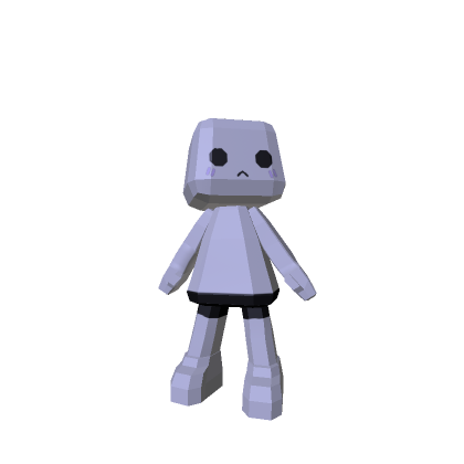Low Poly Chibi Wii Mii [2D & 3D Clothing]
