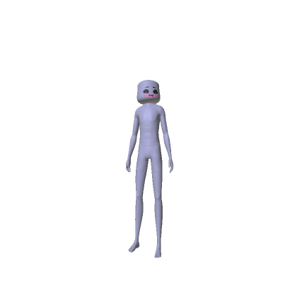 Button-eyed Smile Doll Head