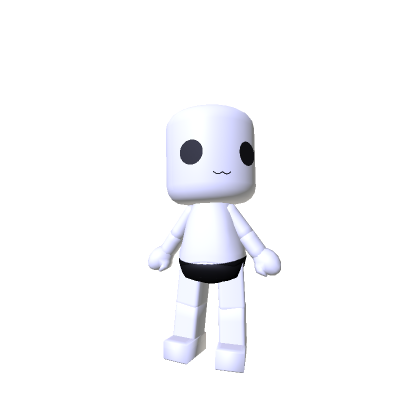 [Animated] Wii Mii Low Poly Chibi
