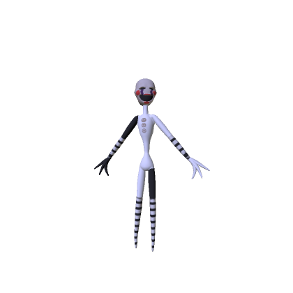 Checkered Halloween Marionette (RECOLORABLE)